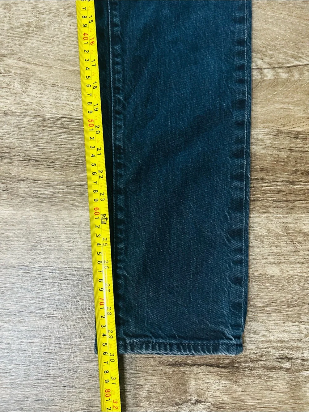Men's Classic Straight Jeans in Dark Blue Big E